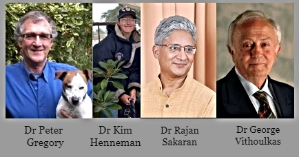 Some of the Holistic Vets she worked or studied with - Dr Peter Gregory, Dr Kim Henneman, Dr Rajah Sakaran and Dr George Vithoulkas. Some of the Holistic Vets she worked or studied with - Dr Peter Gregory, Dr Kim Henneman, Dr Rajah Sakaran and Dr George Vithoulkas.