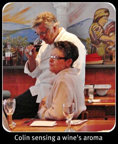 Chef Colin wine tasting Chef Colin wine tasting