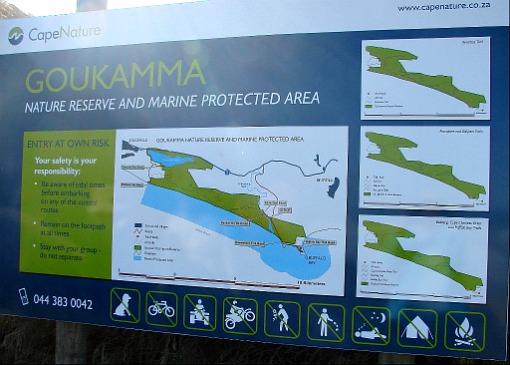 Goukamma Reserve map