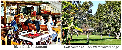 Restaurant and Golf course