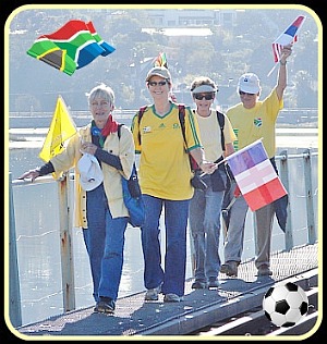 Sedgefield Walkie Talkies Worldcup Soccer walk   Sedgefield Walkie Talkies Worldcup Soccer walk