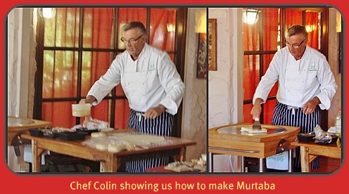 Chef Colin making Maturba Chef Colin making Maturba