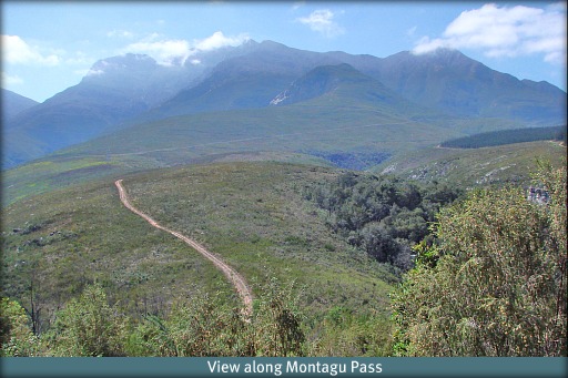 View along Montangu Pass