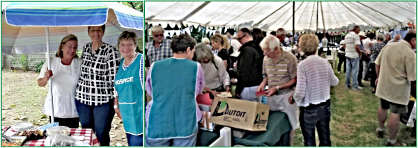 Monticello Bricabrac sale, Tea Garden, Raffle and Auction Day