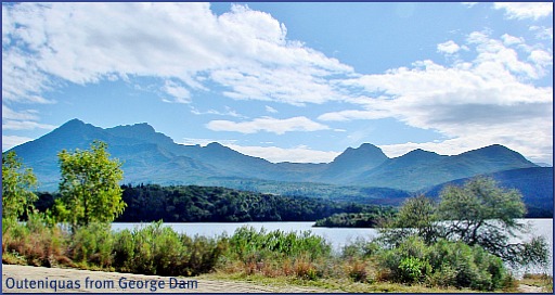 View of the Outeniqua Mts from George Dam