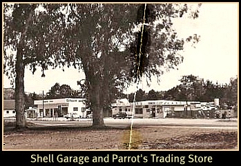 Shell Grage and Parrott's Trading Store. Shell Grage and Parrott's Trading Store.
