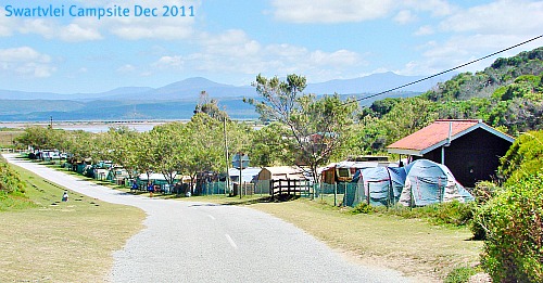Swartvlei campsite in seaso Swartvlei campsite in seaso