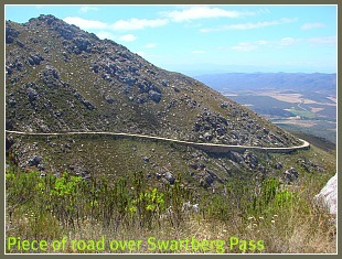 The drywall road of the Swartberg Pass