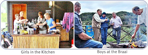 Whiskey Creek evening meal Whiskey Creek evening meal