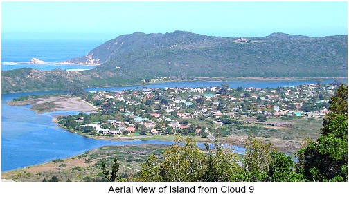 Aerial view of the Island Aerial view of the Island