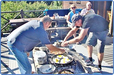 Chefs at the campfire Chefs at the campfire
