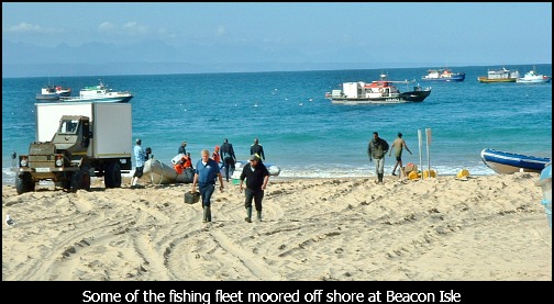 Hake fishing fleet off Beacon Isle