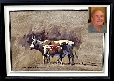 Bob McKenzie's cattle painting