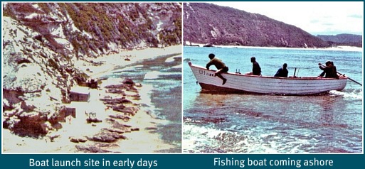 Boat houses at Gerickes Point Boat houses at Gerickes Point