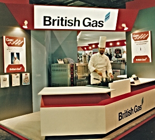 Colin demo-ing recipes for British Gas