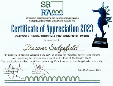 Celebrate Sedgefield Award