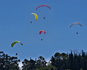 Paragliding above Cloud 9, Sedgefield
