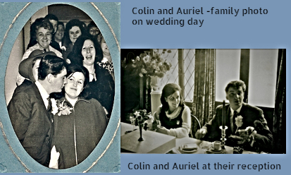 Colin and Auriel's wedding day