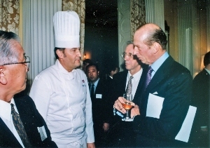 Colin meeting the Duke of Kent.