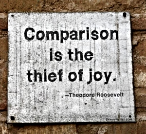 Comparison is the Thief of Joy