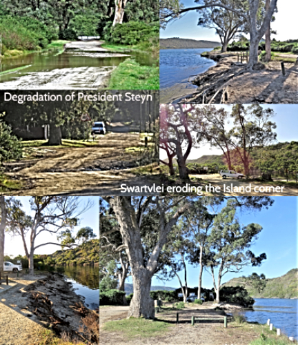 Island Erosion Island erosion caused by water.