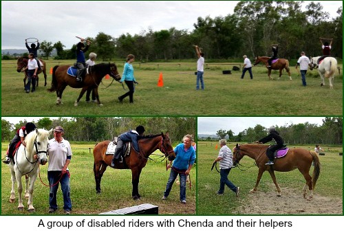 Some of the children with their helpers Some of the children with their helpers