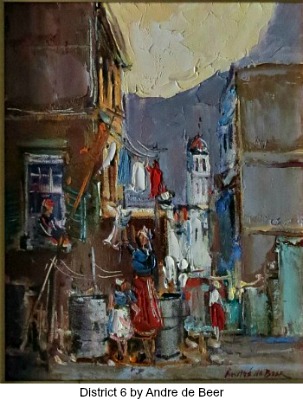 District 6 Painting by Andre De Beer