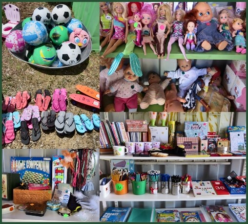 The kinds of items the children look forward to purchasing. The kinds of items the children look forward to purchasing.