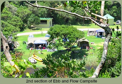 2nd section of the Ebb and Flow campsite