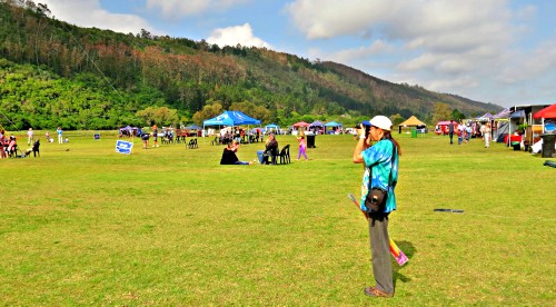 The festival grounds at the bottom of Cloud 9.