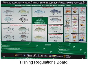 fishing code of conduct sign fishing code of conduct sign