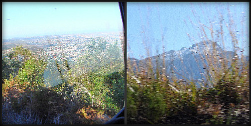 a distant George & George Peak