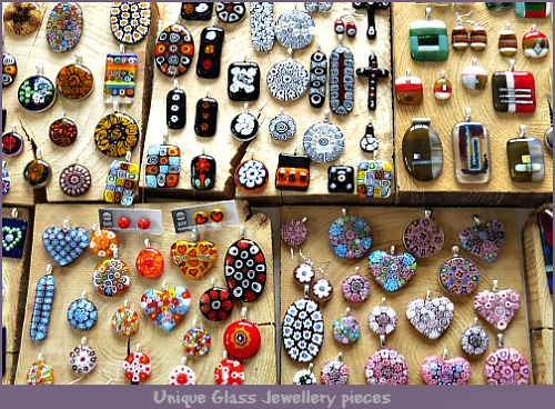 Brooches, pendants  and earings