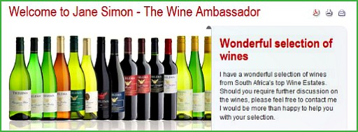 Jane Simons, Wine Ambassador