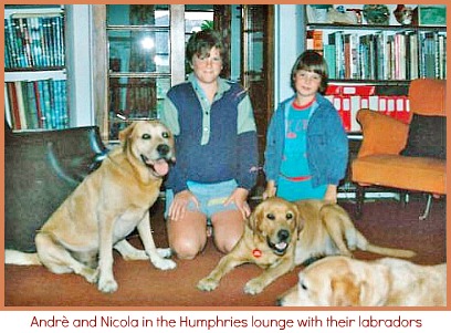 massardo kids with Humphries labradors massardo kids with Humphries labradors