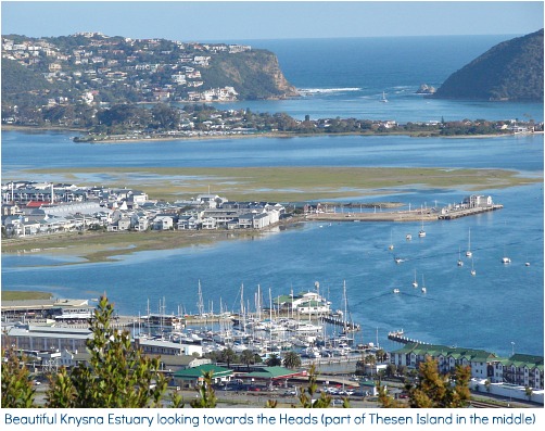 Knysna Heads from Pledge Nature Reserve Knysna Heads from Pledge Nature Reserve