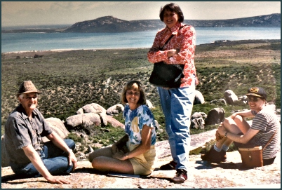 Family in happy times