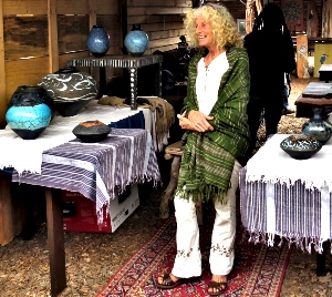 Lesley-Ann at the Sunday Art Fair.