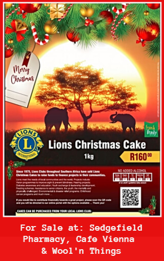 Lions Xmas Cakes for sale