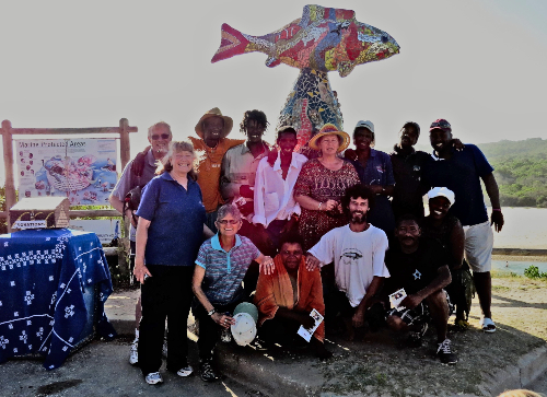 The unveiling of the repaired and strengthened Marinara.