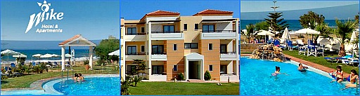 Mike Hotel and Apartments on beautiful Crete