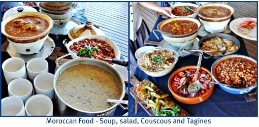 Moroccan themed lunch