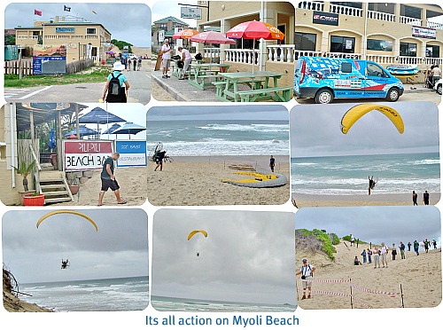 Action at Myoli Beach Action at Myoli Beach