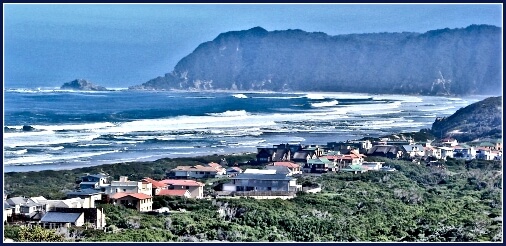View from Myoli Residential area