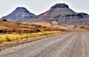 A road less travelled in Namibia A road less travelled in Namibia