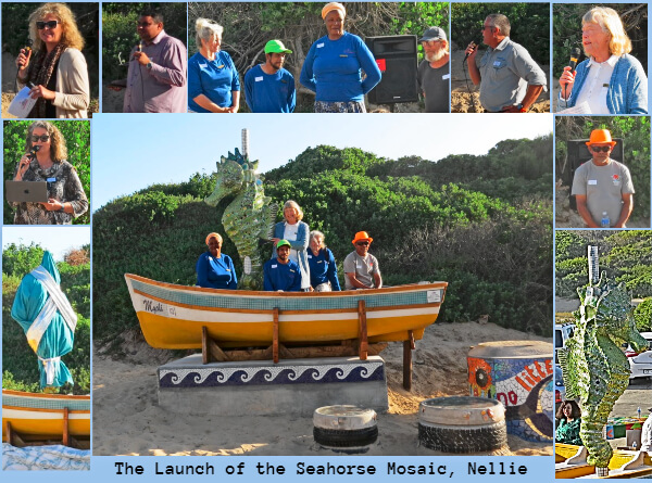 Nellie Campi - Seahorse Mosaic Artwork Seahorse Mosaic Nellie Campi