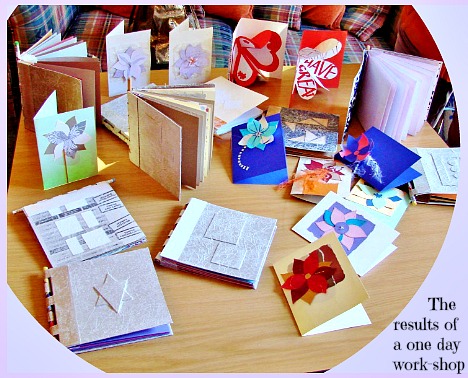 Some of the completed workshop projects