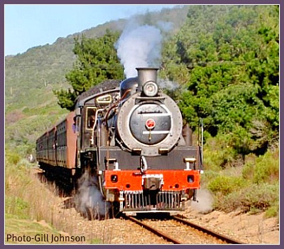 Choo Tjoe puffing through the Fynbos Choo Tjoe puffing through the Fynbos