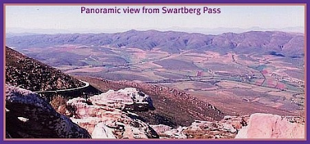 Panoramic view on the Swartberg Pass