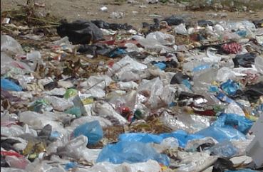 Plastic trash Plastic trash